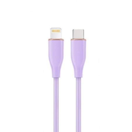 GEMBIRD CABLE USB-C A LIGHTNING 1,5M VIOLETA SILICONA