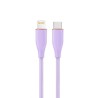 GEMBIRD CABLE USB-C A LIGHTNING 1,5M VIOLETA SILICONA