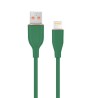 GEMBIRD CABLE USB A LIGHTNING 1,5M VERDE SILICONA