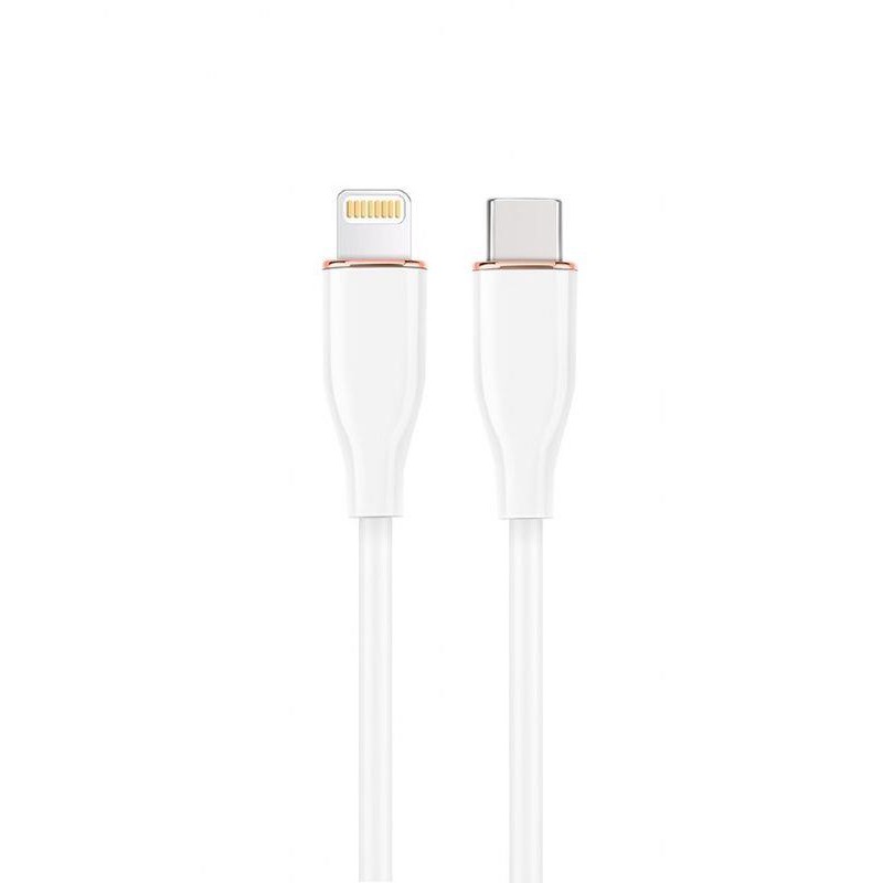 GEMBIRD CABLE USB-C A LIGHTNING 1,5M BLANCO SILICONA