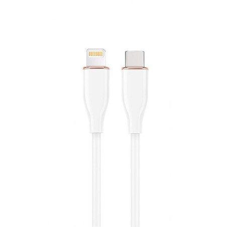 GEMBIRD CABLE USB-C A LIGHTNING 1,5M BLANCO SILICONA