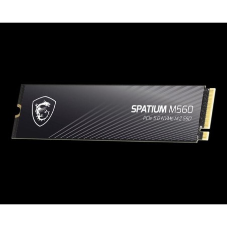 MSI DISCO DURO SSD M.2 NVMe 2TB SPATIUM M560 Velocidad de lectura 10300 MB/s - Velocidad de escritura 8700 MB/s