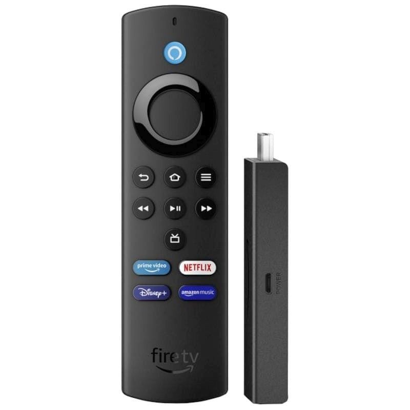 AMAZON STICK TV FIRE LITE 2022 NEGRO MANDO POR VOZ ALEXA