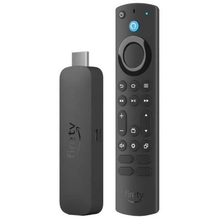 AMAZON STICK TV FIRE 4K MAX 2024 NEGRO MANDO POR VOZ ALEXA