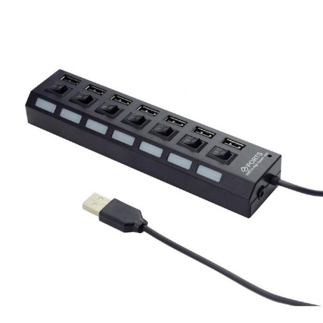 GEMBIRD HUB USB 2.0 7 PUERTOS