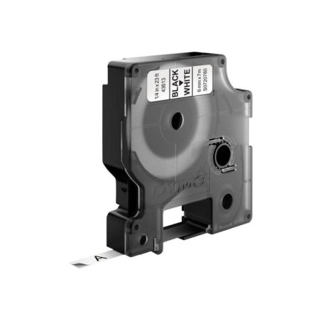 DYMO CINTA LAMINADA 43613 LM D1 6x7 6mmx7m Negro/blanco