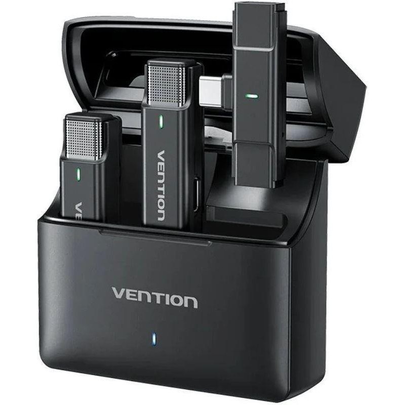 VENTION MICROFONO INALAMBRICO CON CLIP NCAB0 USB-C / RECEPTOR/ 2 UNIDADES