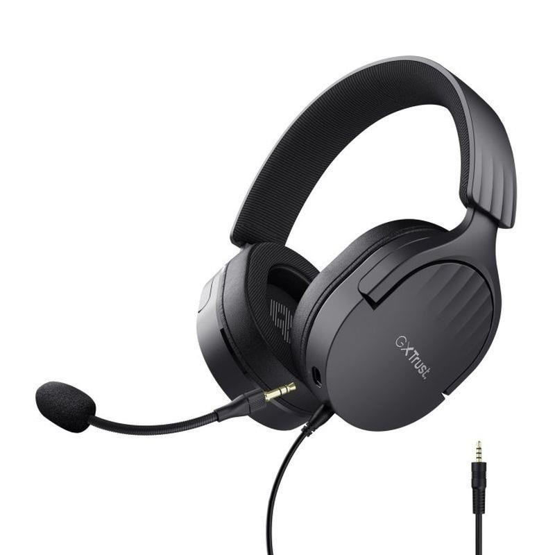 TRUST AURICULARES DIADEMA FAYZO GTX 489 NEGRO MICROFONO INCORPORADO - CONECTOR 3.5MM