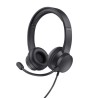 TRUST AURICULARES DIADEMA HS-150 NEGRO MICROFONO INCORPORADO - CONECTOR 3.5MM