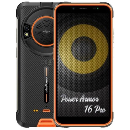 ULEFONE SMARTPHONE RUGERIZADO ARMOR 16 PRO NARANJA ULEFONE SMARTPHONE ARMOR 16 PRO BLACK 4G/5.93/ OC /64GB ROM/4GB