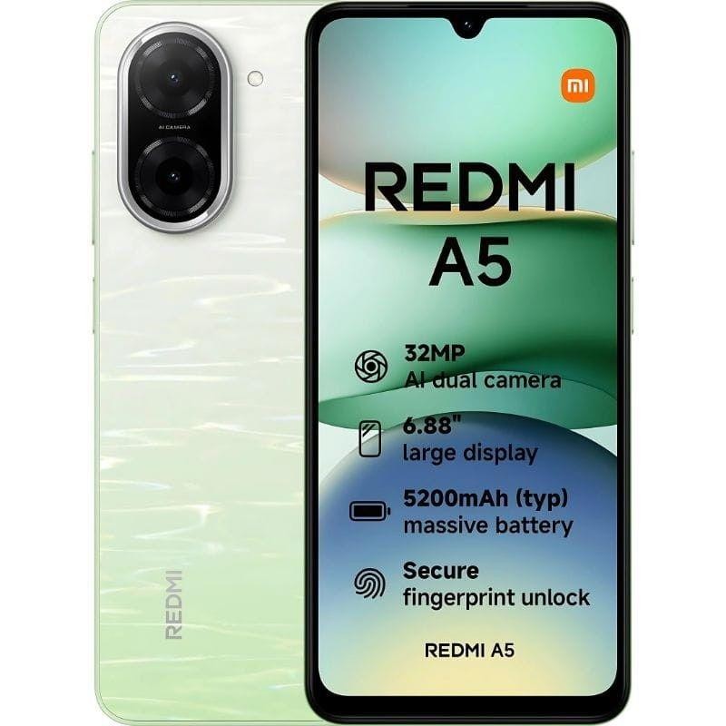 XIAOMI SMARTPHONE REDMI A5 3GB 64GB VERDE 3GB / 64GB / 6.88