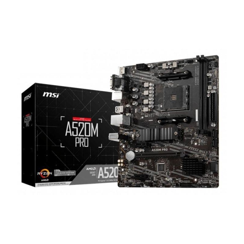 MSI PLACA BASE A520M PRO SOCKET AM4