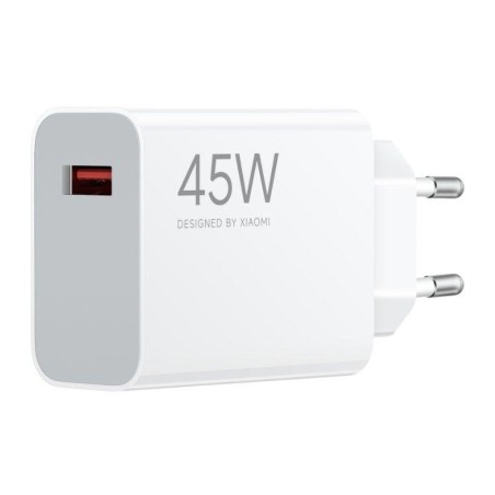 XIAOMI CARGADOR DE PARED 45W TURBO CHARGER USB-A BLANCO