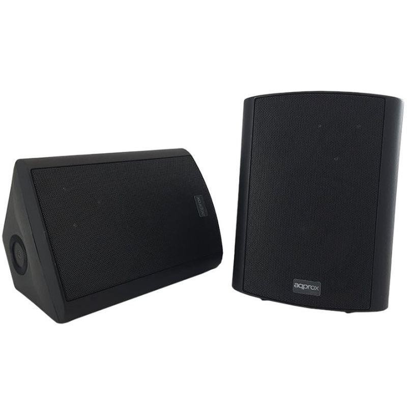 APPROX ALTAVOCES APPSPK+ AUTOAMPLIFICADOS APPROX 30W POR CANAL (60W) NEGROS