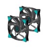 ICEBERG-THERMAL VENTILADOR 140X140MM ARGB BLACK 2P 1600RPM/PWM/ARGB
