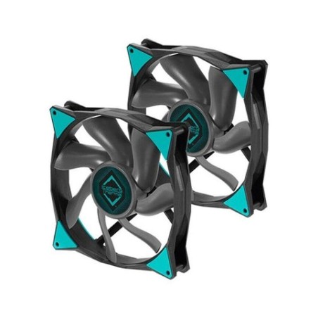 ICEBERG-THERMAL VENTILADOR 140X140MM ICEGALE BLACK 2P 2200RPM/PWM/ARGB