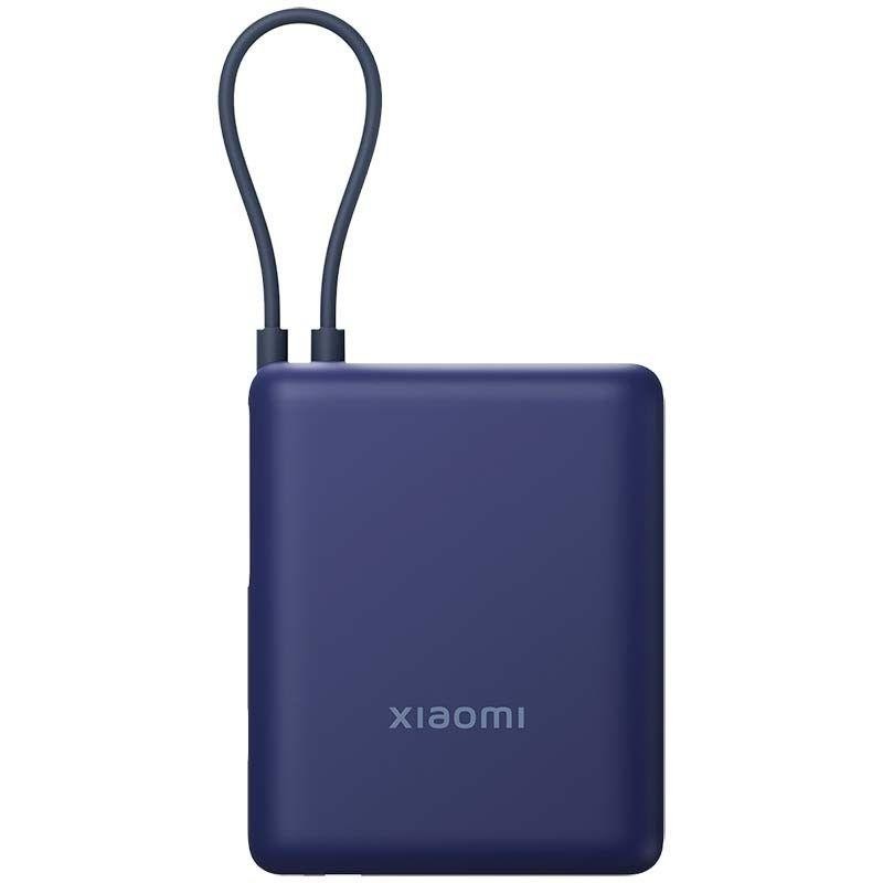 XIAOMI POWERBANK 10000MAH AZUL - CABLE INTEGRADO