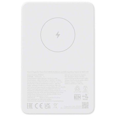 XIAOMI POWERBANK MAGNETIC 5.000MAH 20W CON MAGSAFE
