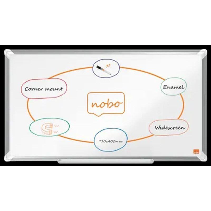 NOBO PIZARRA MAGNETICA ESMALTADA PREMIUM PLUS 710x400mm