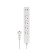 SAVIO REGLETA DE 4 ENCHUFES + 2XUSB 1.5M
