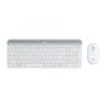 LOGITECH TECLADO Y RATON WIRELESS SLIM COMBO MK470 BLANCO