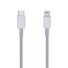 AISENS CABLE USB-C A LIGHTNING 1 M BLANCO