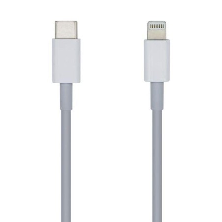 AISENS CABLE USB-C A LIGHTNING 2 M BLANCO