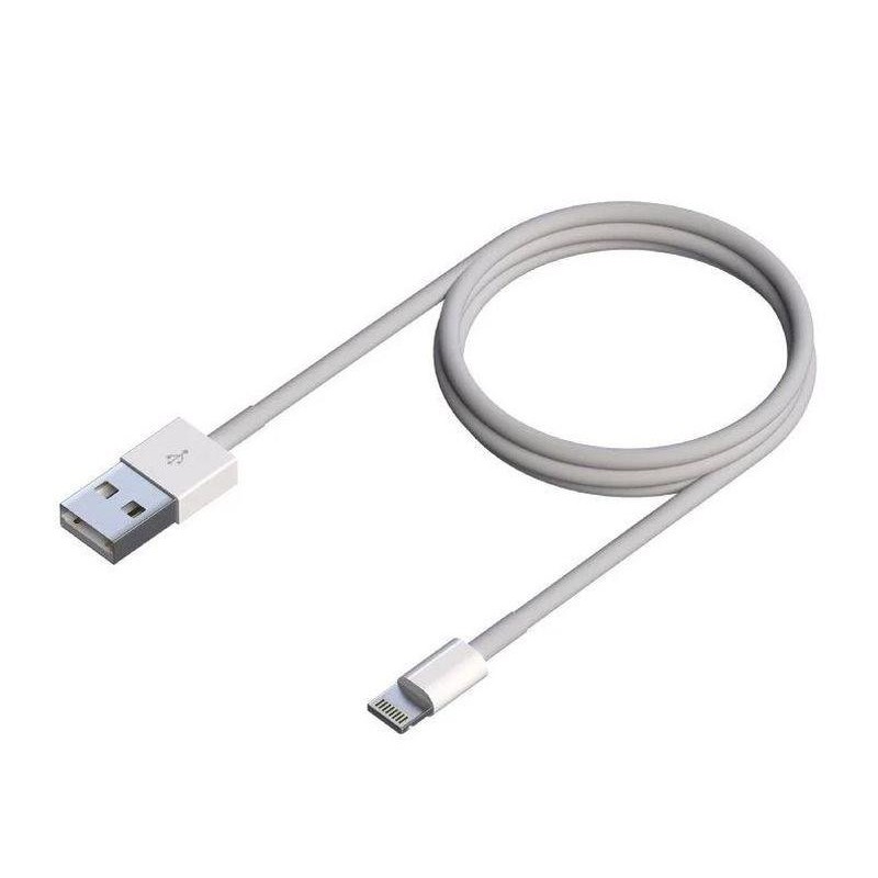 AISENS CABLE USB A LIGHTNING 50 CM BLANCO