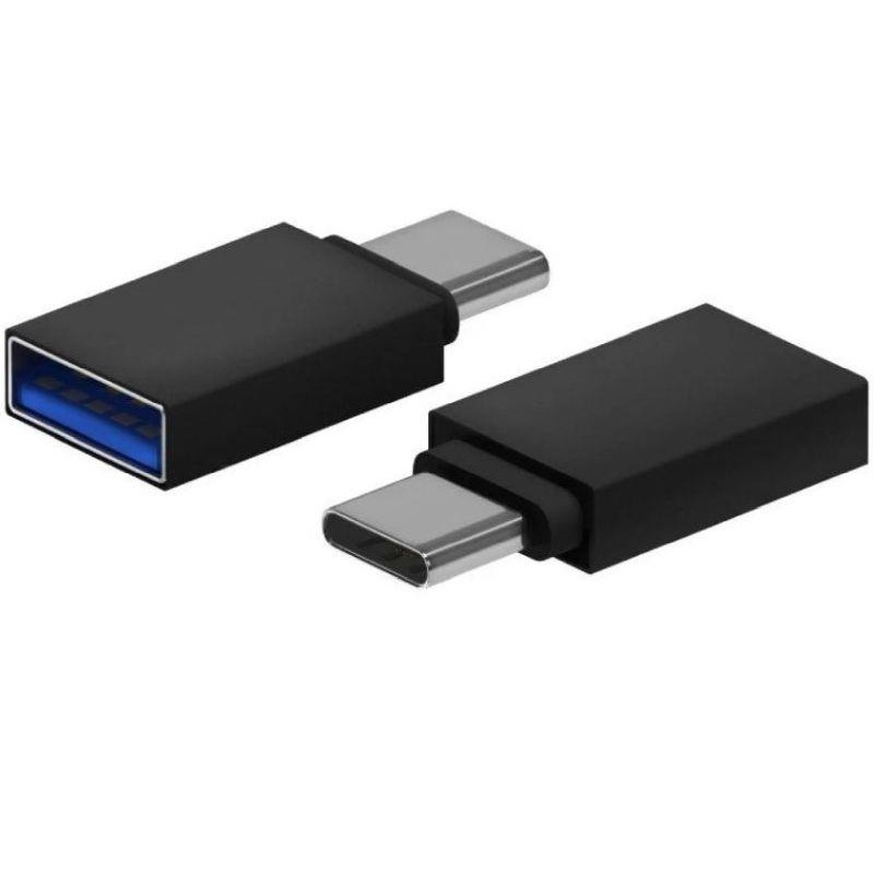 AISENS ADAPTADOR USB HEMBRA A USB-C MACHO NEGRO