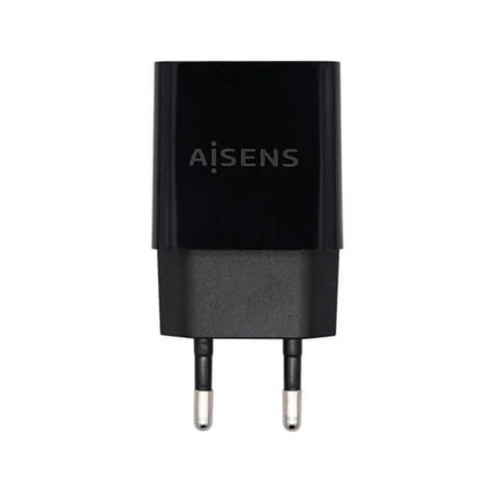 AISENS CARGADOR PARED 10W USB-A/ NEGRO 1xUSB USB-A/ 10W