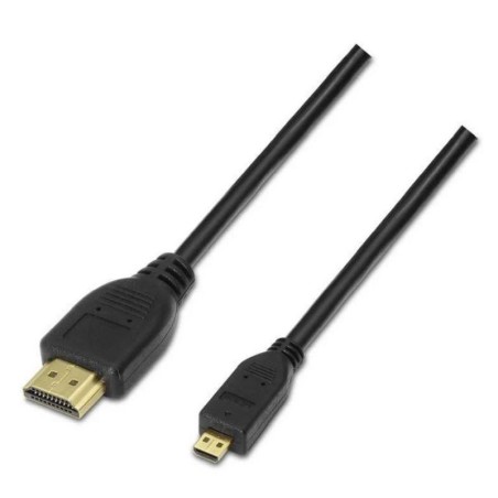 AISENS CABLE HDMI MACHO- MICRO HDMI MACHO/ 1.8M/ NEGRO