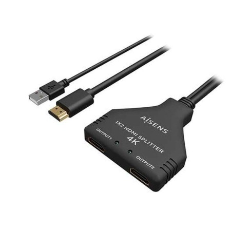 AISENS SPLITTER PARA 2 MONITORES HDMI 4K