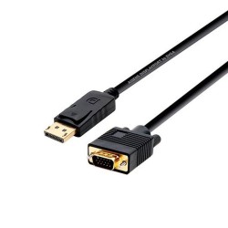 AISENS CABLE DISPLAYPORT A VGA 2M NEGRO