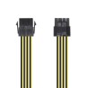 AISENS CABLE ALIMENTACION MICROPROCESADOR AISENS A131-0419 MOLEX 4 + 4 PIN MACHO A 8 PIN HEMBRA 30CM