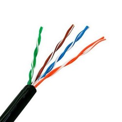 AISENS BOBINA DE CABLE PARA EXTERIORES RJ45 UTP A133-0212 CAT. 5E/ 100M/ NEGRO