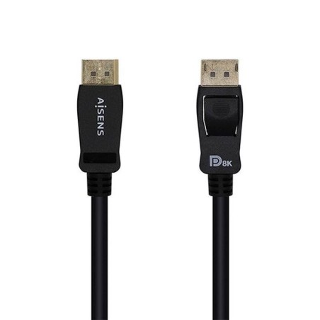 AISENS CABLE DISPLAYPORT 1M 1.4 8K NEGRO