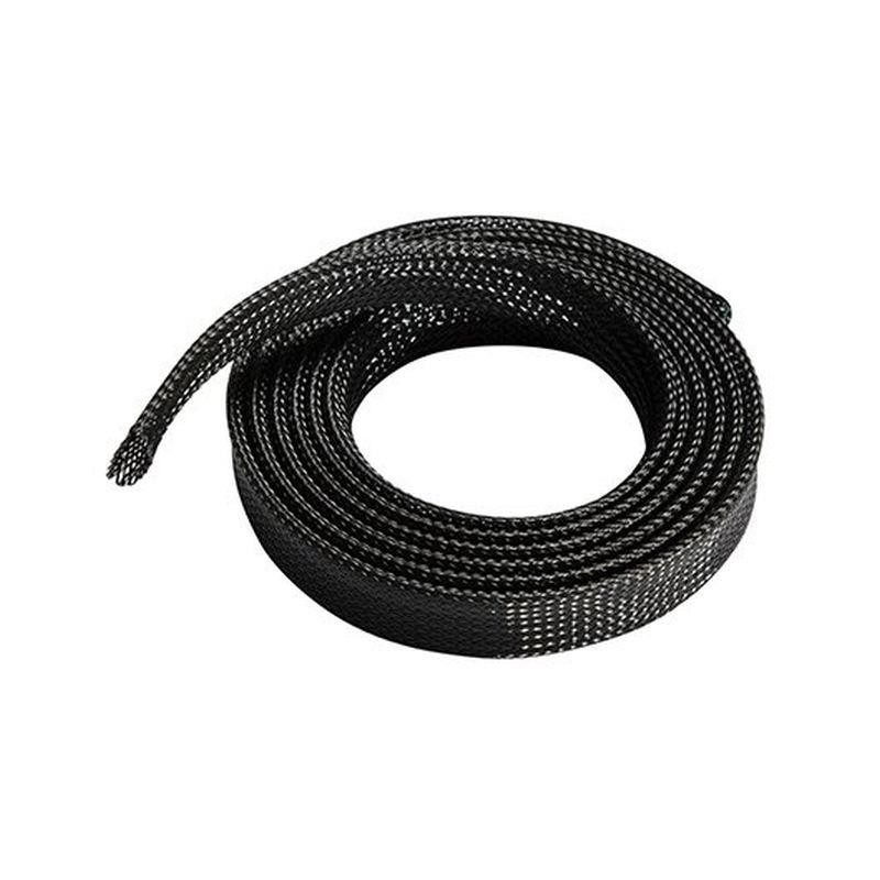 AISENS ORGANIZADOR DE CABLE POLIESTER 20MM 1M NEGRO