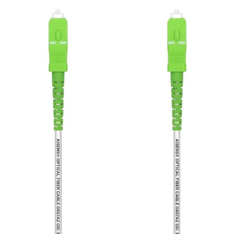 AISENS CABLE FIBRA OPTICO G657A2 3.0 1M BLANCO