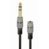 GEMBIRD ADAPTADOR CABLE DE AUDIO, 6.35 MM A 3.5 MM, 0,2 M