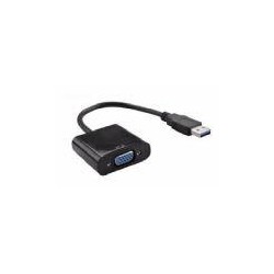 GEMBIRD ADAPTADOR DE VIDEO USB A VGA NEGRO