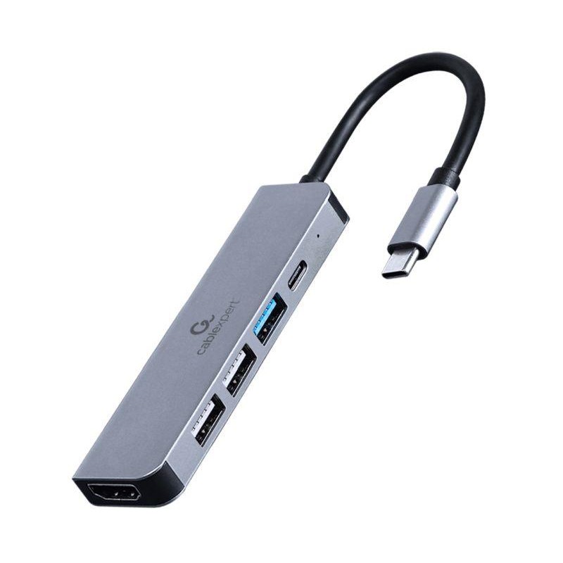 GEMBIRD ADAPTADOR USB-C A 5 EN 1 Hub + HDMI + PD