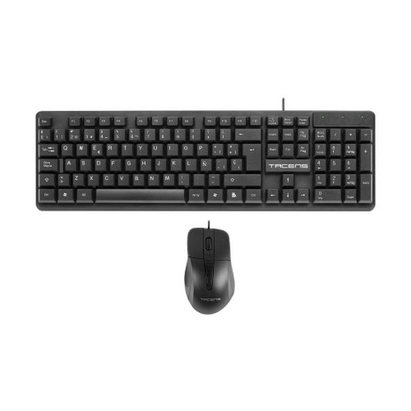 TACENS GAMING TECLADO Y RATON USB NEGRO