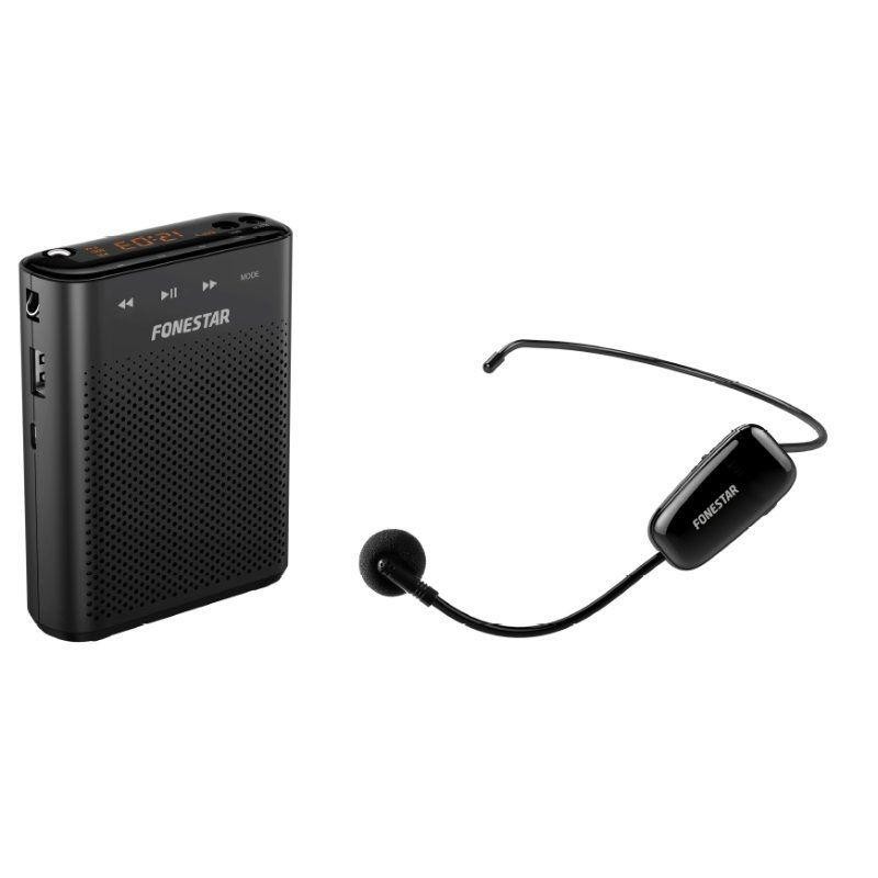 FONESTAR MICROFONO INALAMBRICO AMPLIFICADO PORTATIL ALTA-VOZ-W30 GRABADOR/REPRODUCTOR USB/MICROSD/MP3