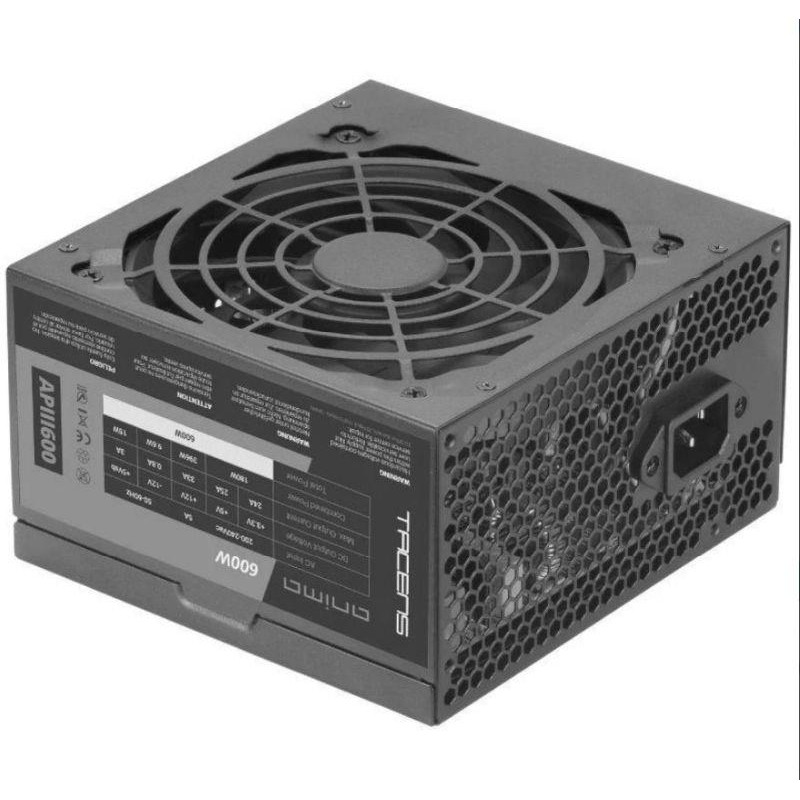 TACENS FUENTE ALIMENTACION APIII600 VENTILADOR 12CM