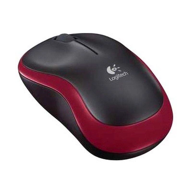 LOGITECH RATON INALAMBRICO M185 ROJO