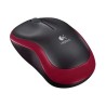 LOGITECH RATON INALAMBRICO M185 ROJO