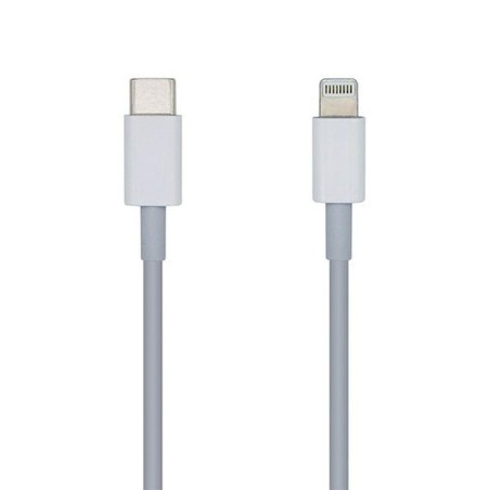 AISENS CABLE USB-C A LIGHTNING 20 CM BLANCO