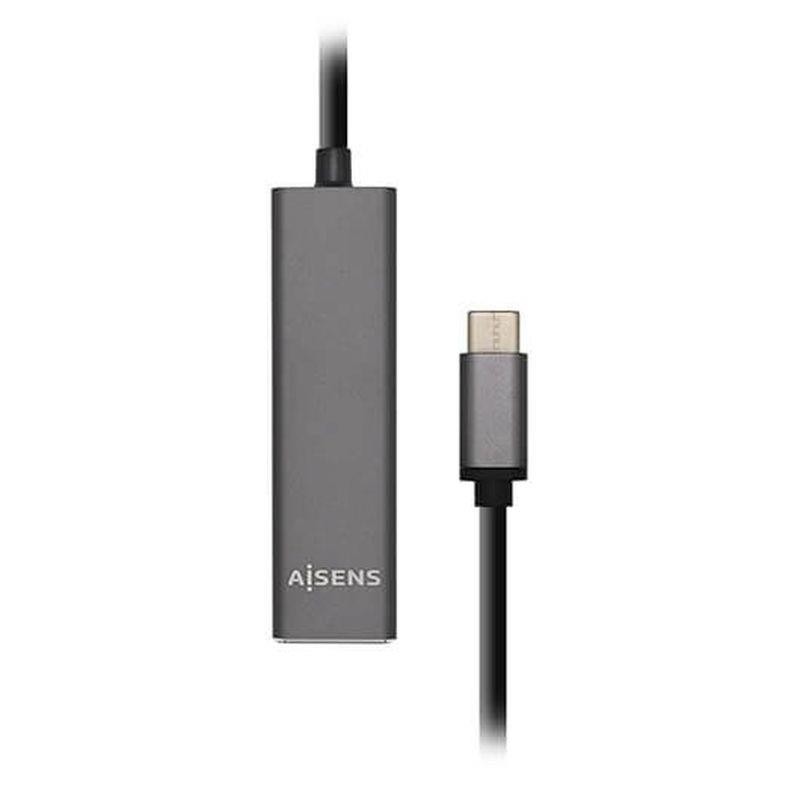 AISENS HUB USB-C 4 PUERTOS TIPO A USB 3.0