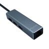 AISENS CONVERSOR USB-C A ETHERNET GIGABIT 10/100/1000 MBPS + HUB 3XUSB 3.0 15CM