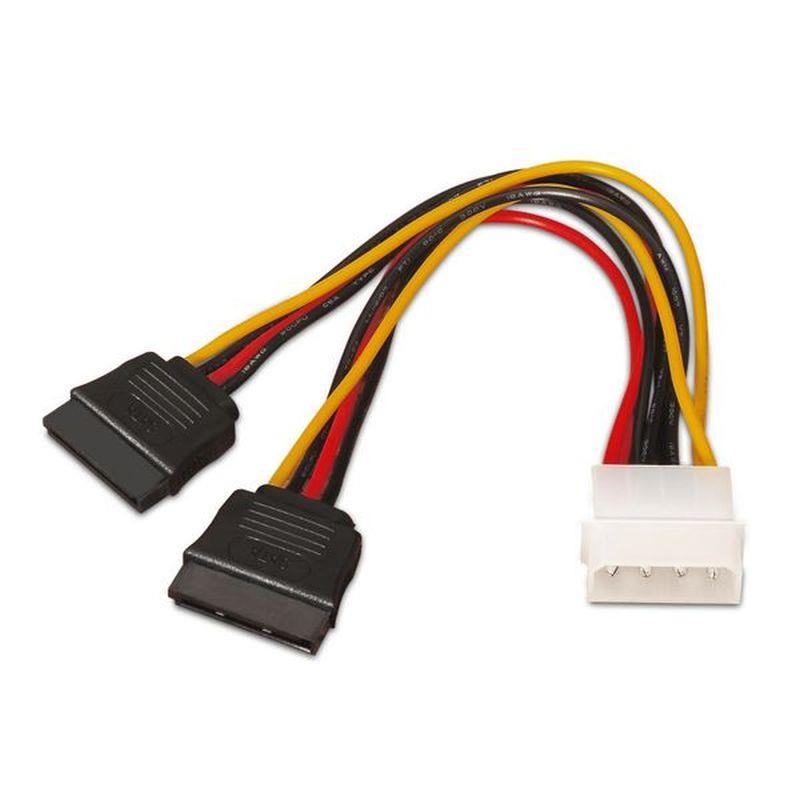 AISENS CABLE CORR. DE 1 MOLEX A 2SATA 20CM